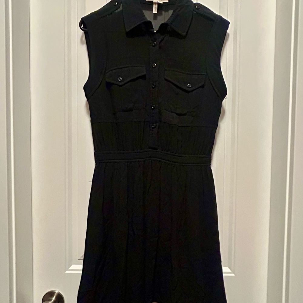 BCBGeneration Black Sleeveless Mini Dress